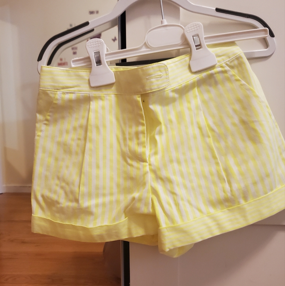 Yellow Striped Skirt